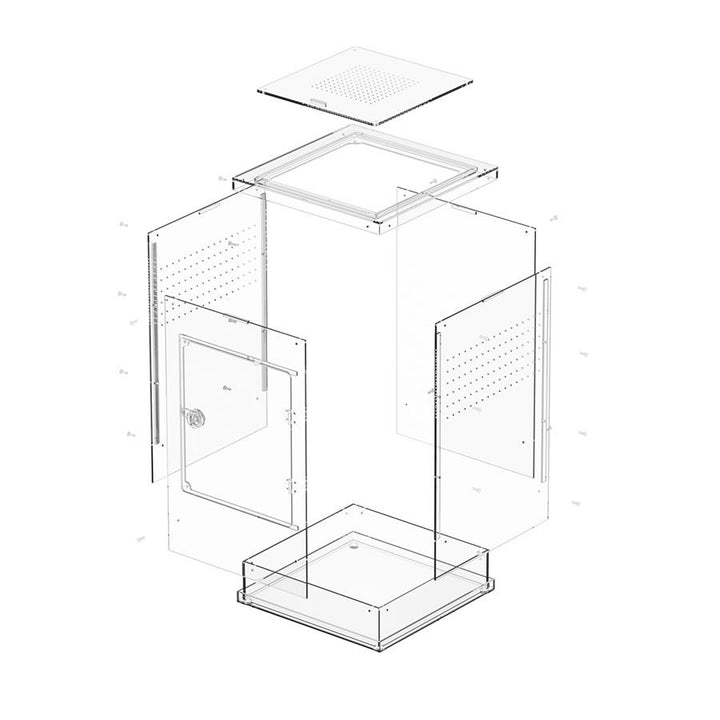 ReptiZoo Acrylic Enclosure Flatpack