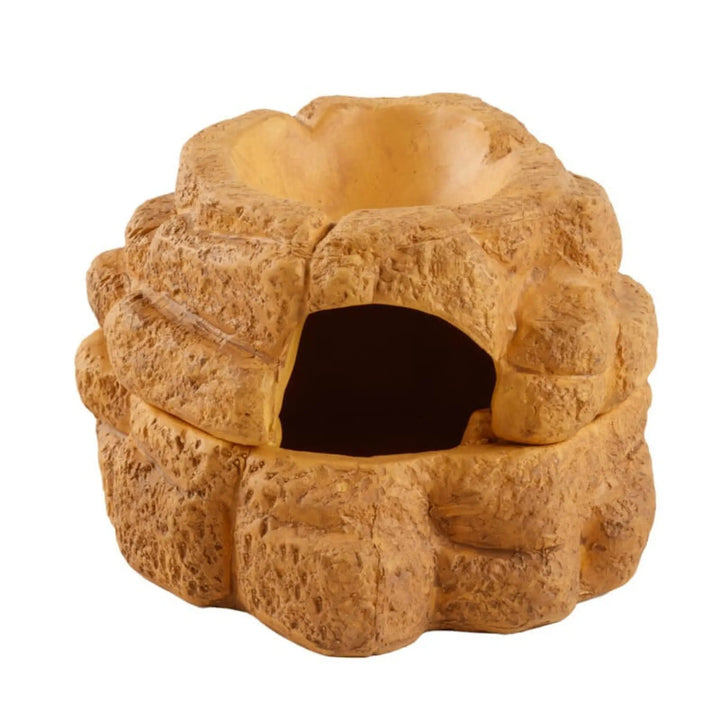 Exo Terra Big Rock Ceramic Cave Small front on