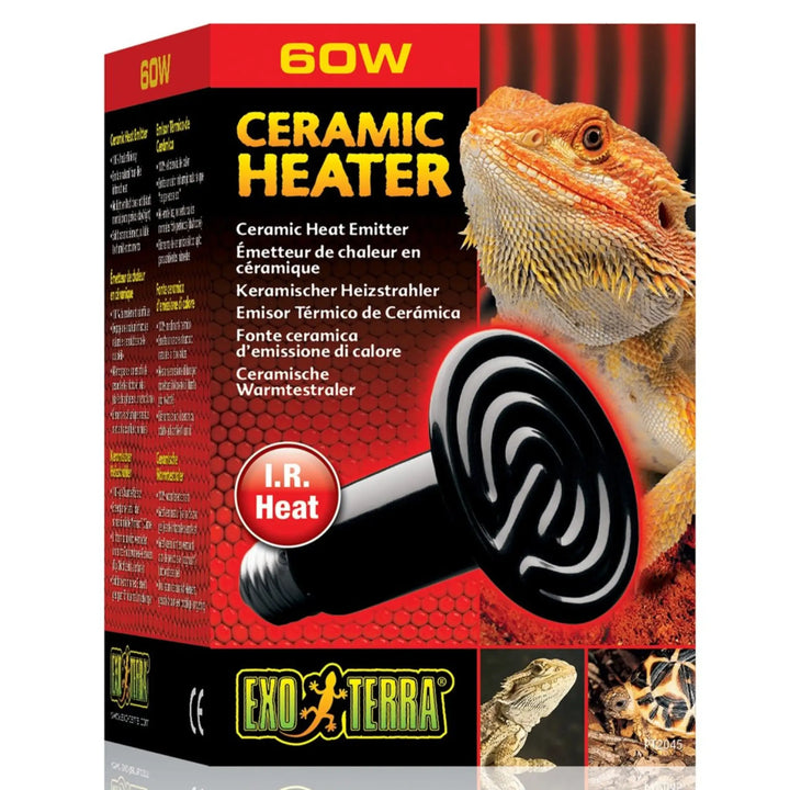 Exo Terra Ceramic Heat Emitter 60W Heating