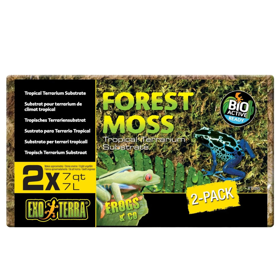 Exo Terra Forest Moss 2X7L Pack Substrates