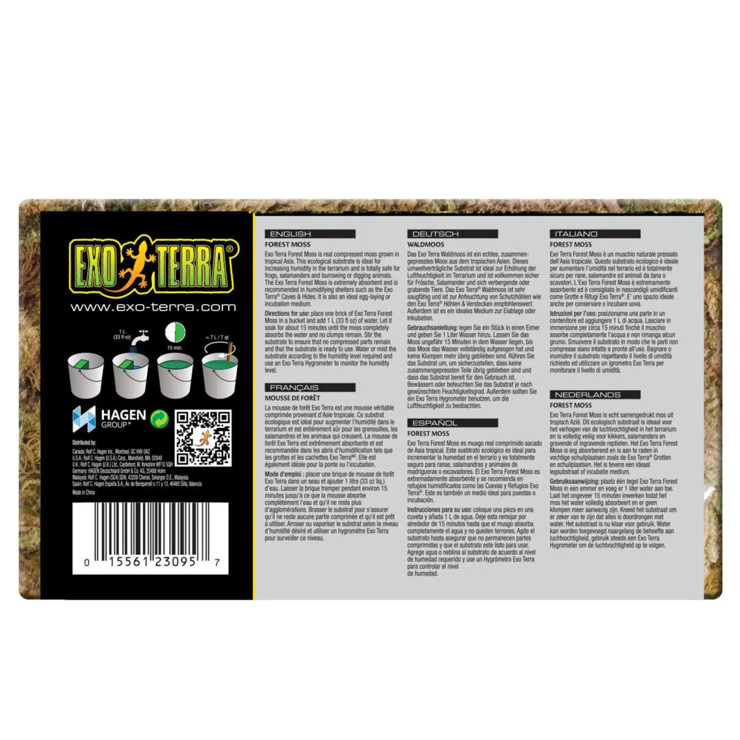 Exo Terra Forest Moss 2X7L Pack Substrates