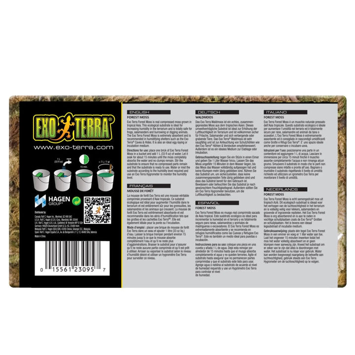 Exo Terra Forest Moss 2X7L Pack Substrates