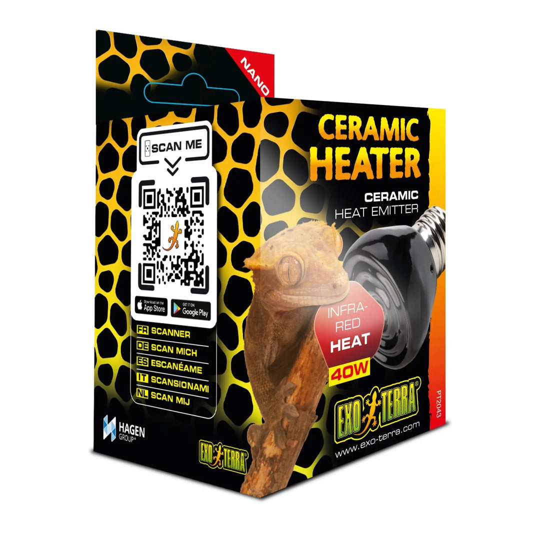 Exo Terra Nano Ceramic Heat Emitter 40w box