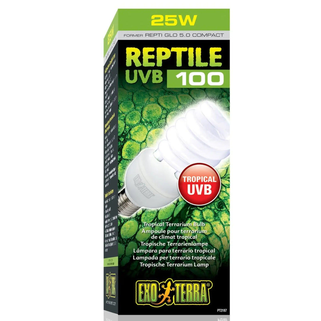 Exo Terra Reptile Uvb100 Compact Lamp 25W Lighting