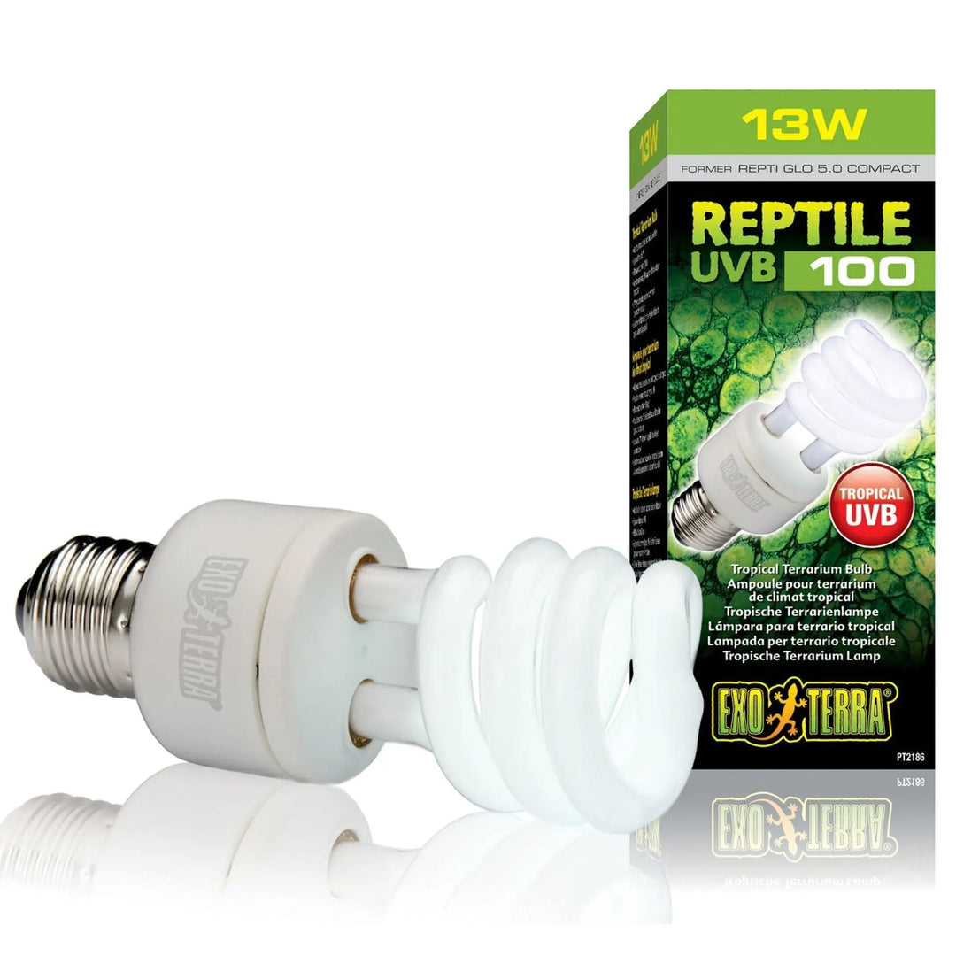 Exo Terra Reptile Uvb100 Compact Lamp Lighting