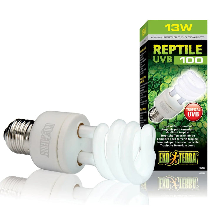 Exo Terra Reptile Uvb100 Compact Lamp Lighting