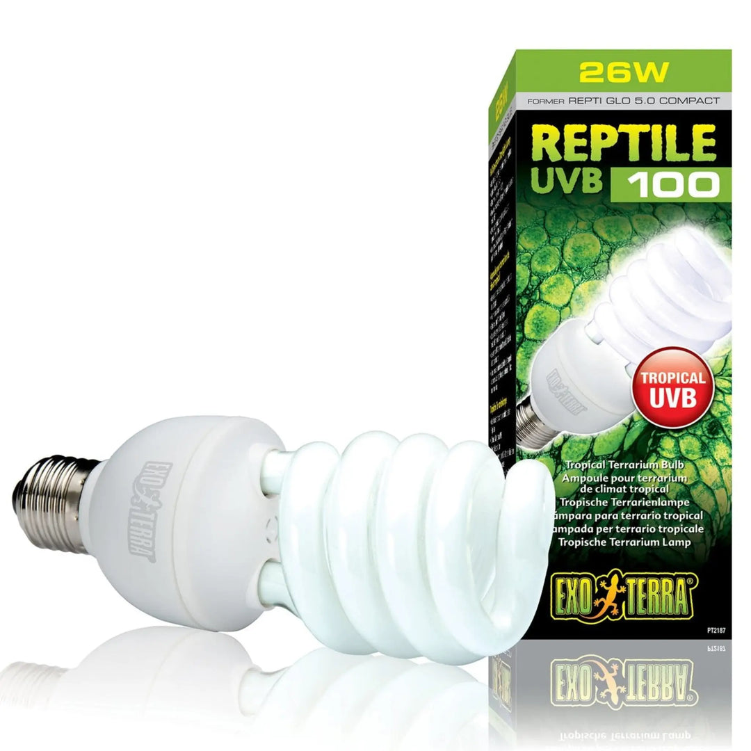 Exo Terra Reptile Uvb100 Compact Lamp Lighting