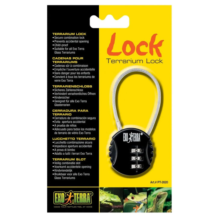 Buy Exo Terra Terrarium Combination Lock (EHT005) Online at £5.99 from Reptile Centre