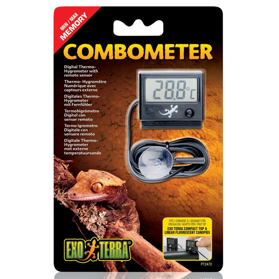 Exo Terra Thermo-Hygro Combometer Humidity