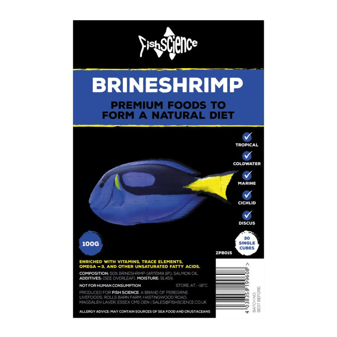 FishScience Frozen Blister Pack Artemia 100g