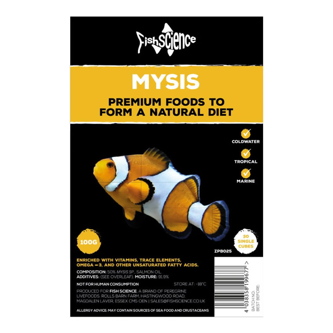 FishScience Frozen Blister Pack Mysis 100g