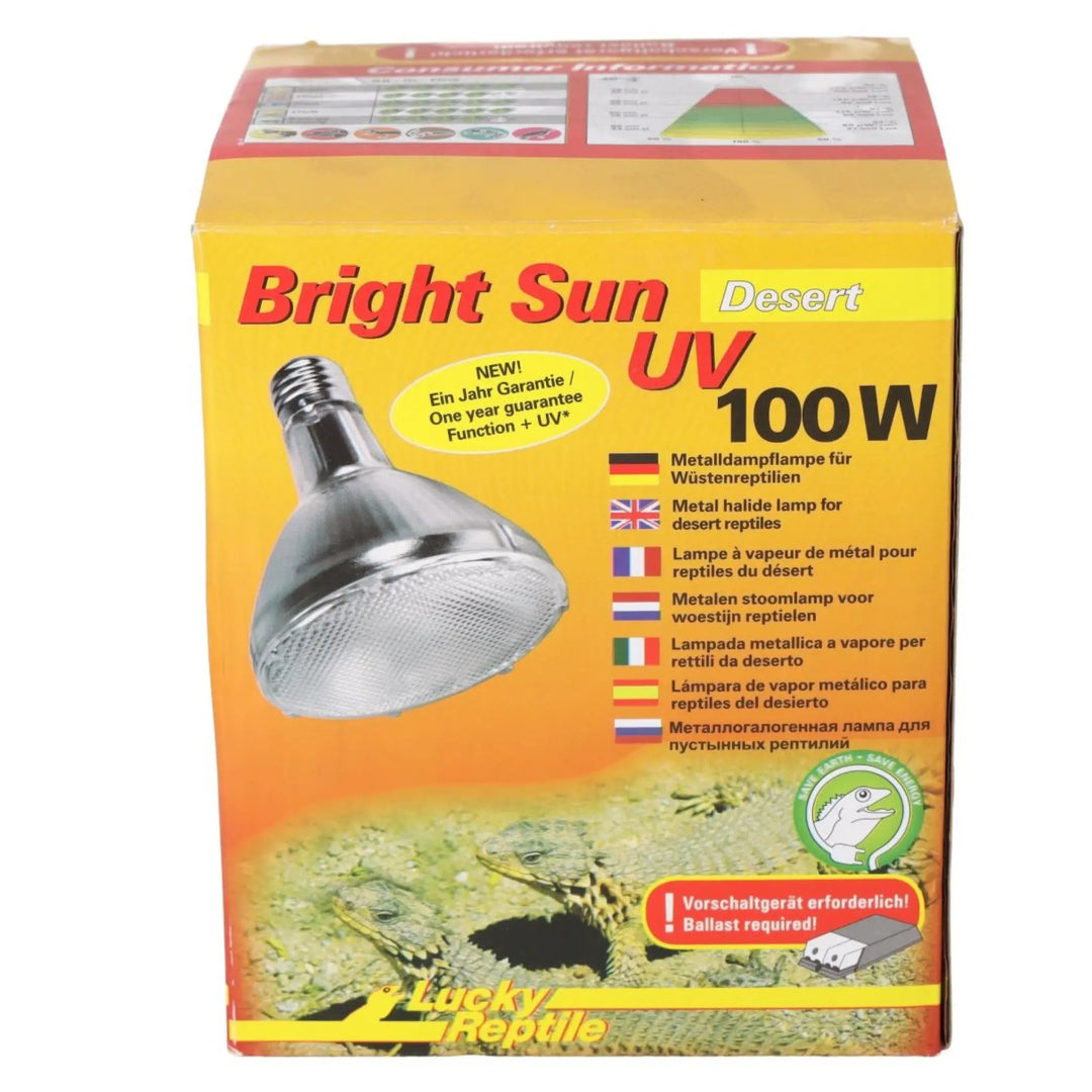 Lucky Reptile Bright Sun Uv Desert 100W Heating