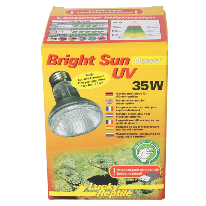 Lucky Reptile Bright Sun Uv Desert 35W Heating