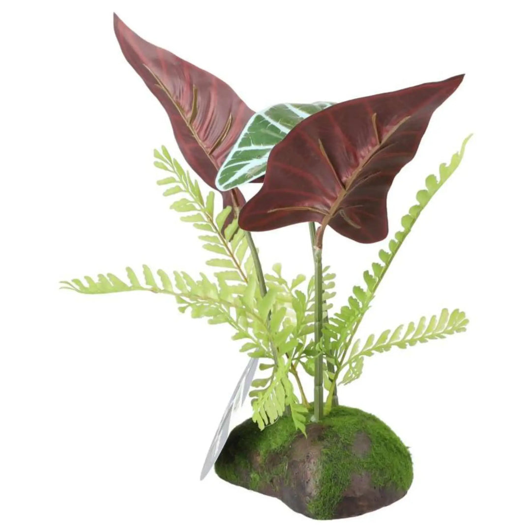 Prorep Artificial Philodendron Red Emerald Plant Decor