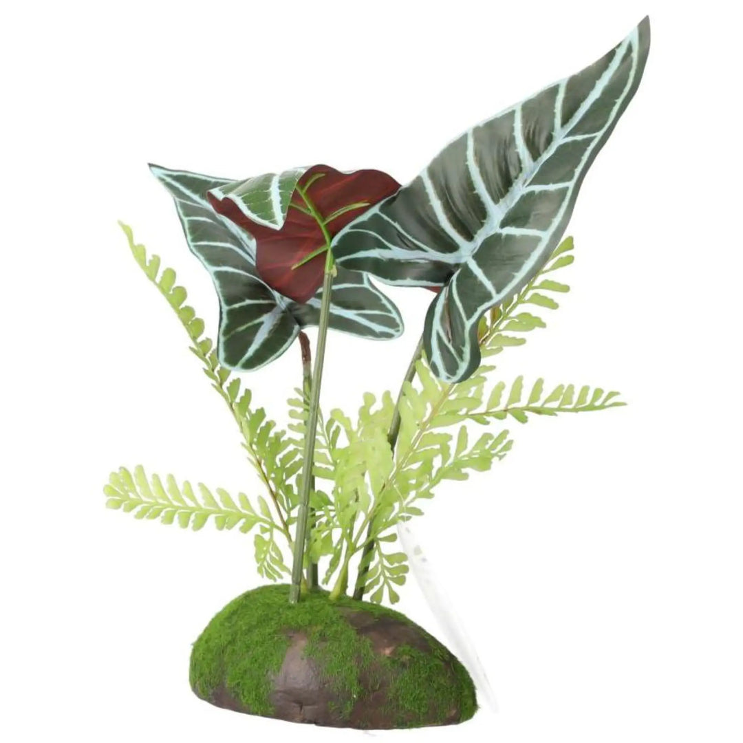 Prorep Artificial Philodendron Red Emerald Plant Decor