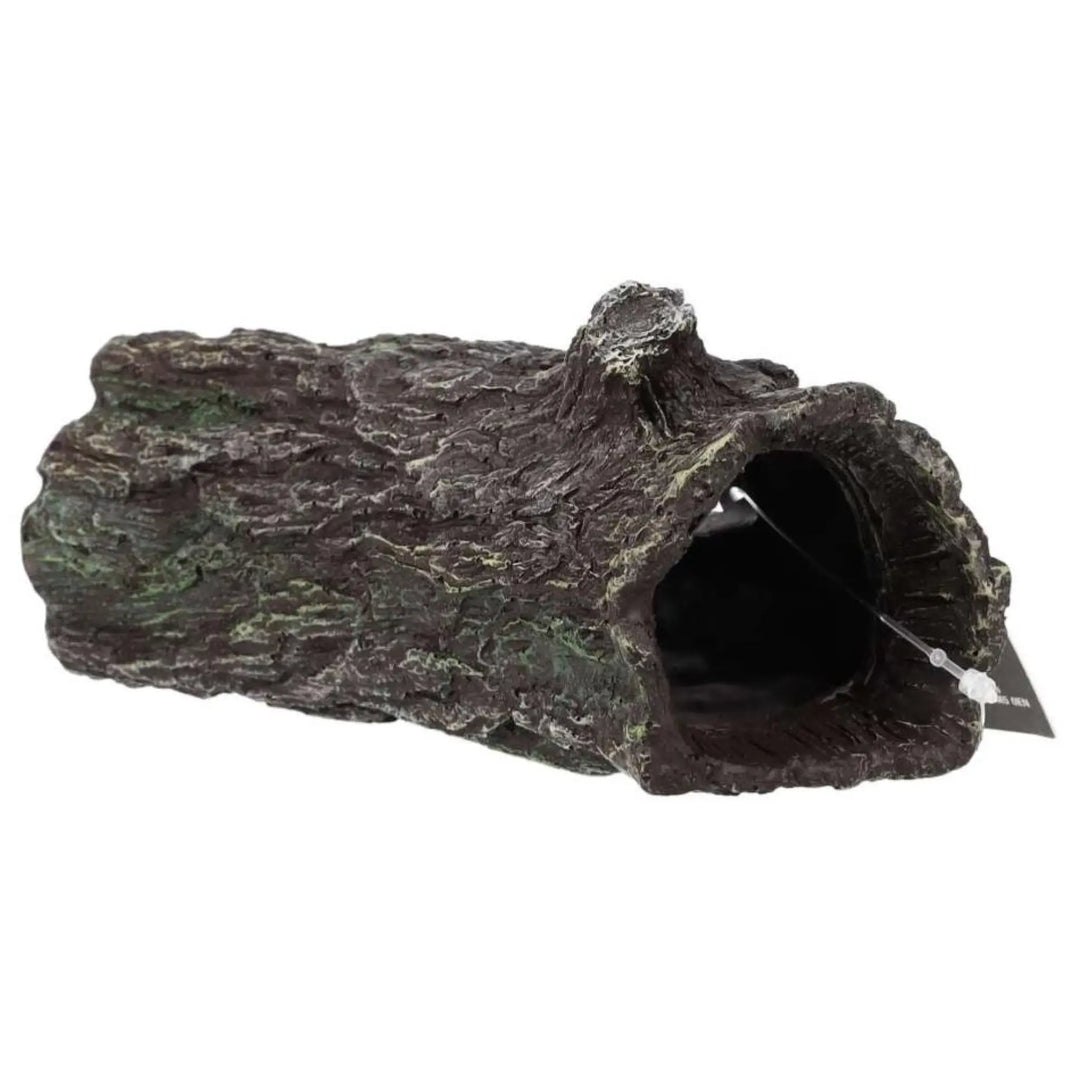 Prorep Resin Dark Wood Log Hide Small 14.5X7X7Cm Decor