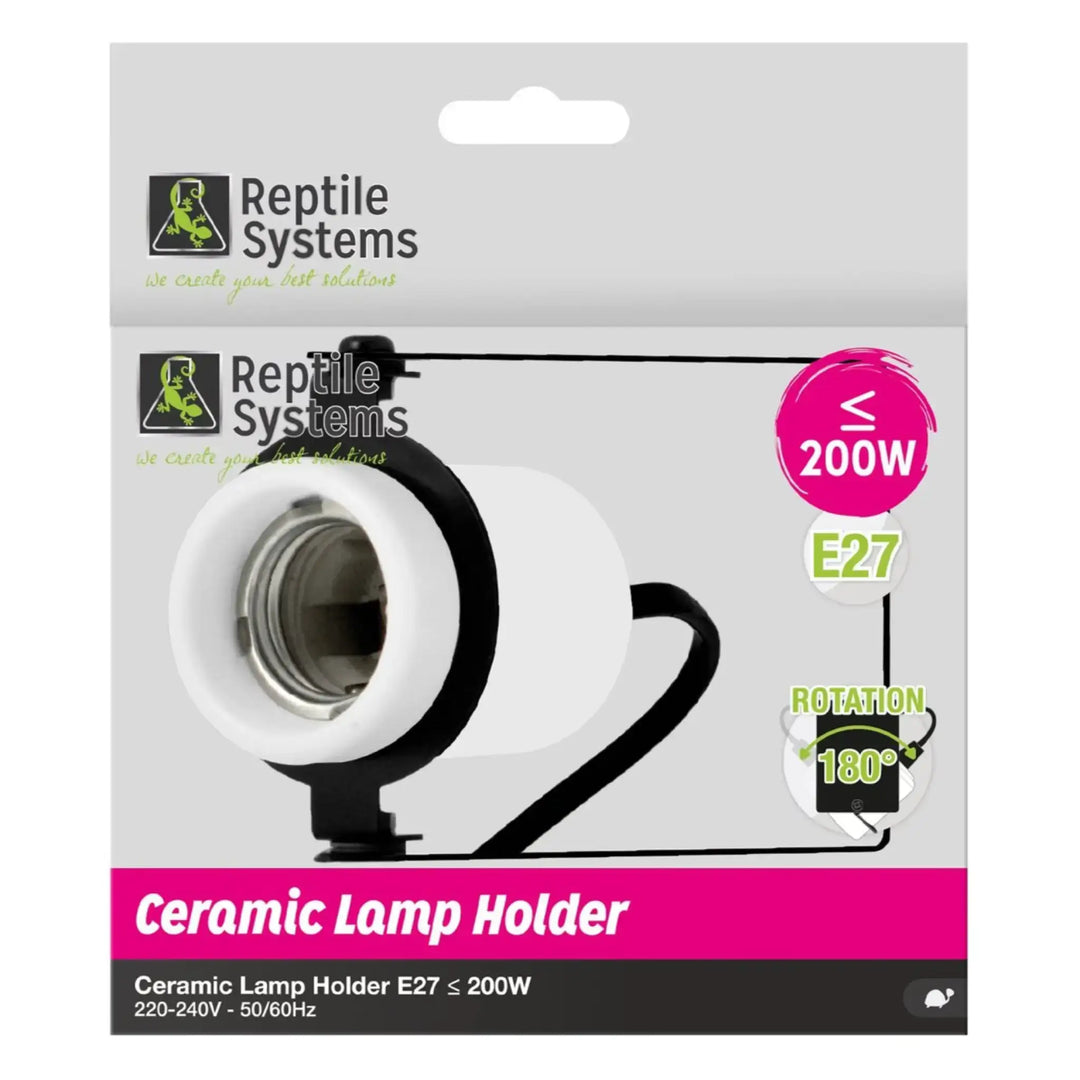 Reptile Systems Ceramic Lamp Holder Twin Pack Heating