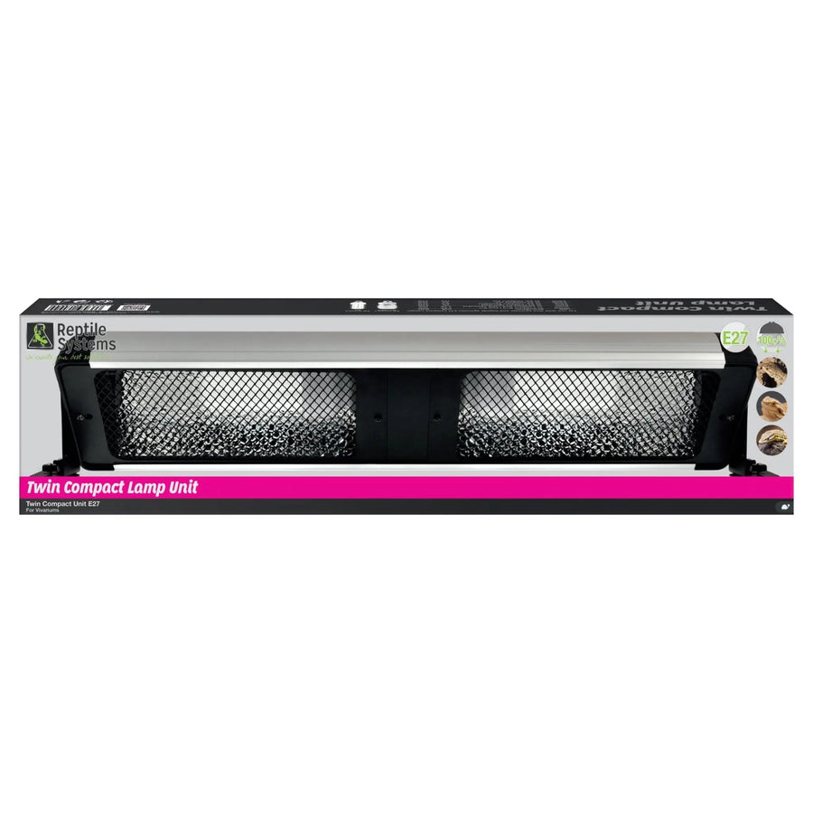 Reptile Systems Compact Lamp Unit 60Cm Twin Lighting