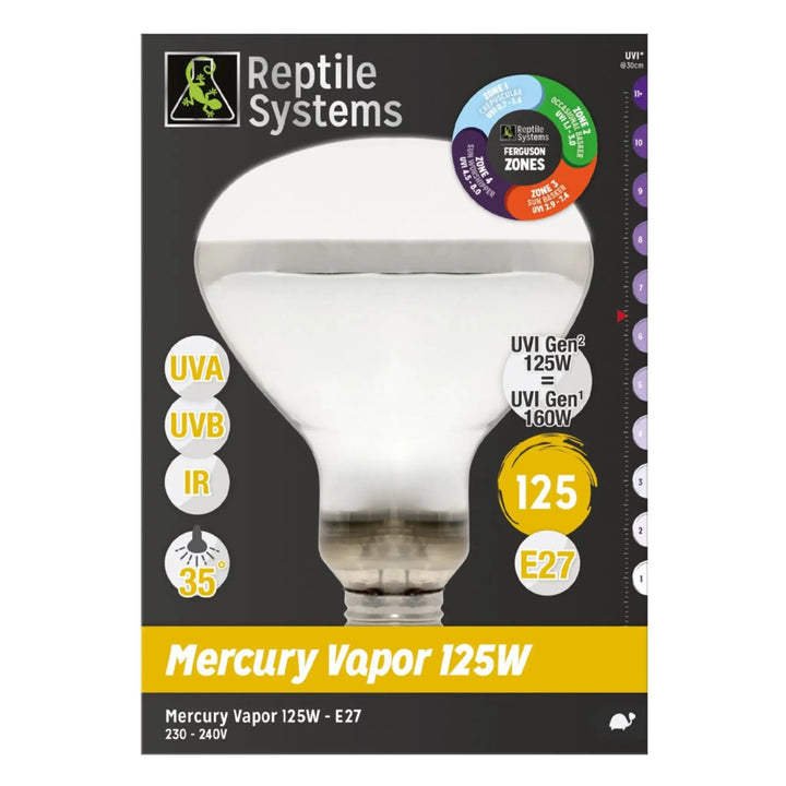 Reptile Systems Mercury Vapor 125W Heating