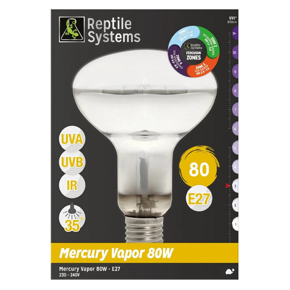 Reptile Systems Mercury Vapor 80W Heating