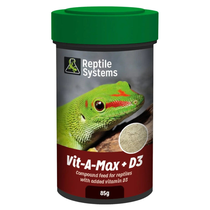 Reptile Systems Vit-A-Max + D3 85G Supplements