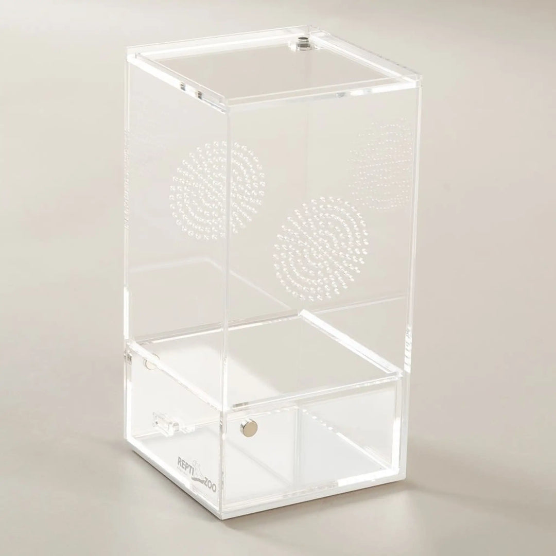 Reptizoo Acrylic Case With Removable Tray Housing