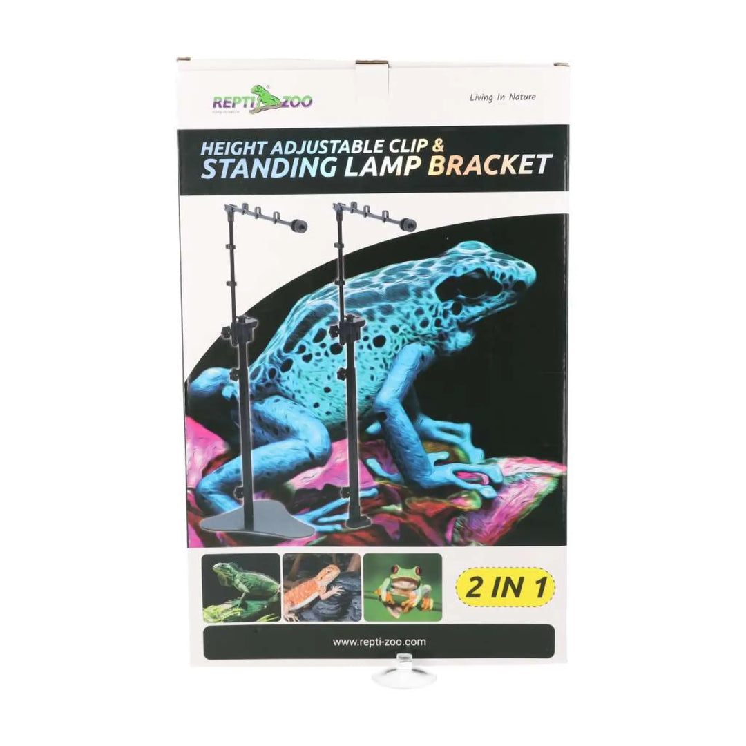 Reptizoo Adjustable Double Lamp Stand 940Mm Lighting