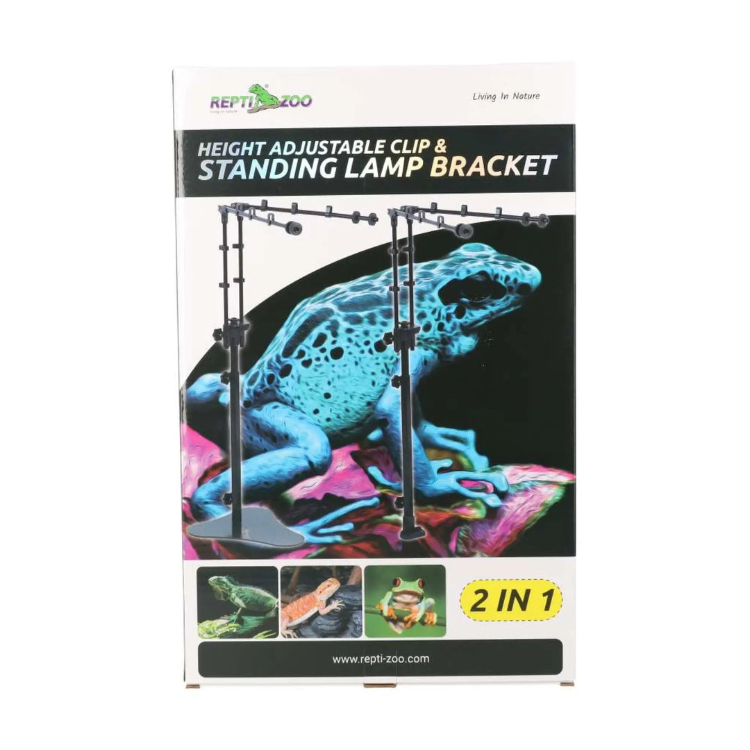 Reptizoo Adjustable Double Lamp Stand 940Mm Lighting