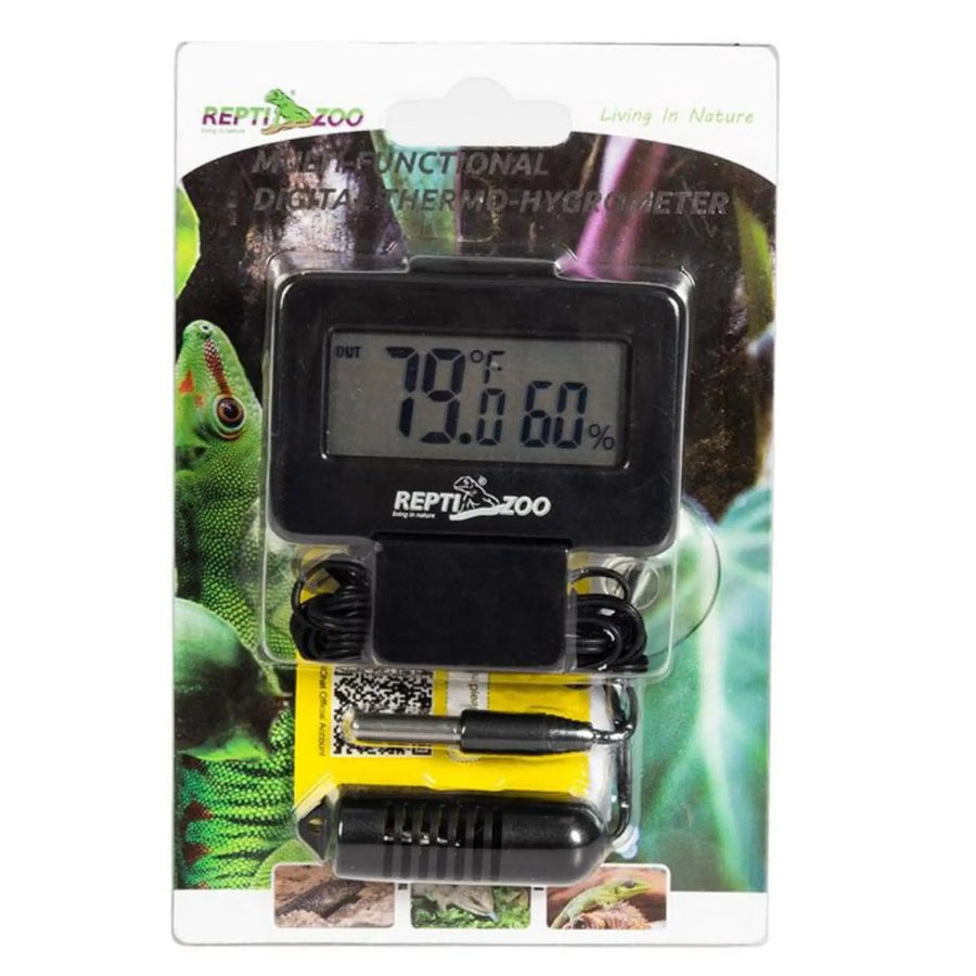 Reptizoo Digital Thermo-Hygrometer With Probe Heating