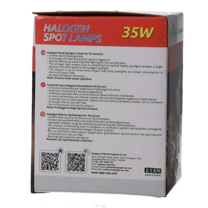 ReptiZoo Halogen Spotlamp 35w back