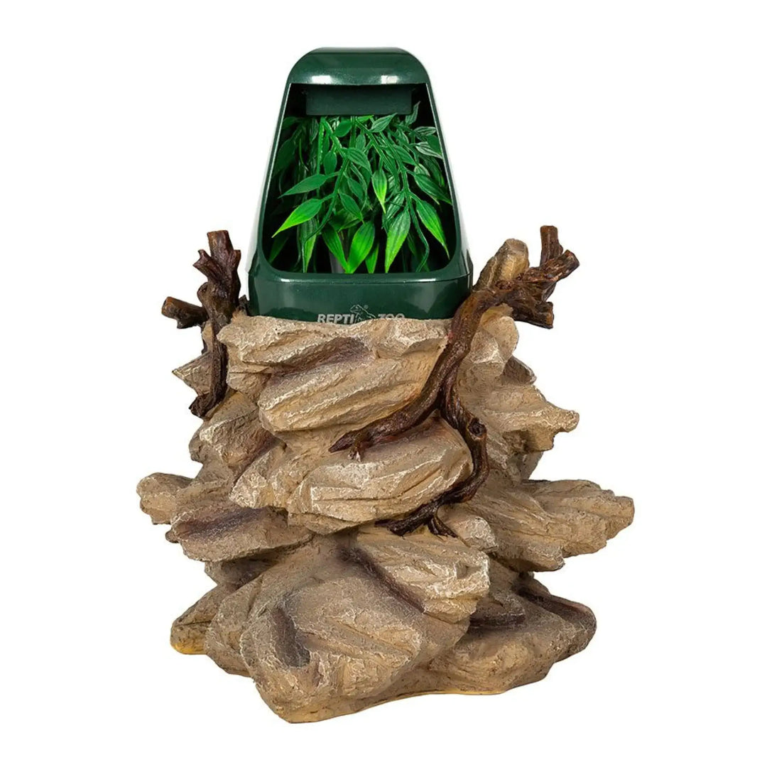 Reptizoo Rock Base For Reptile Drinking Fountain Decor