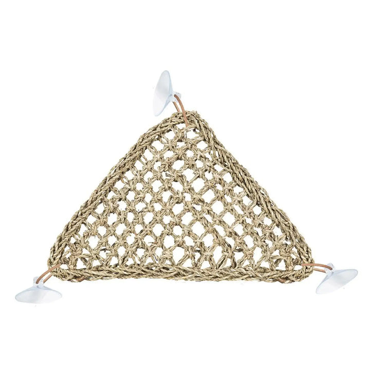 ReptiZoo Straw Triangular Weaving Hammock