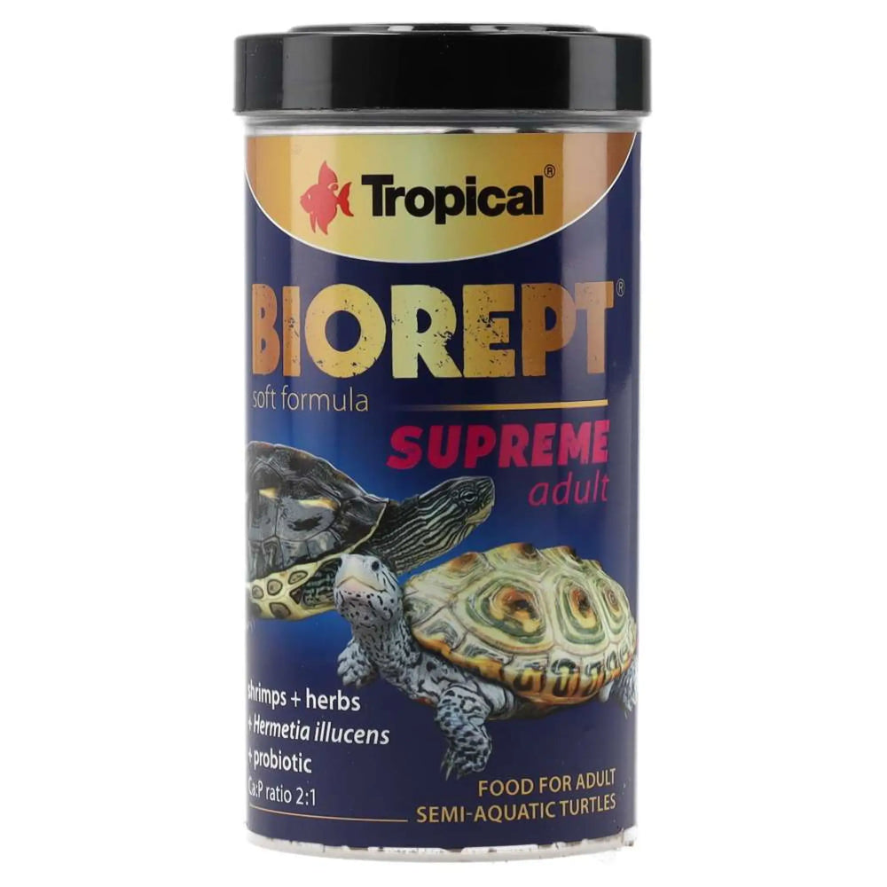 Tropical Biorept Supreme Adult 250ml/70g - large tub for turtles