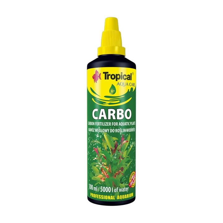 Tropical Tropical Carbo 100ml - 100ml bottle, with yellow and green label, screw top carbo