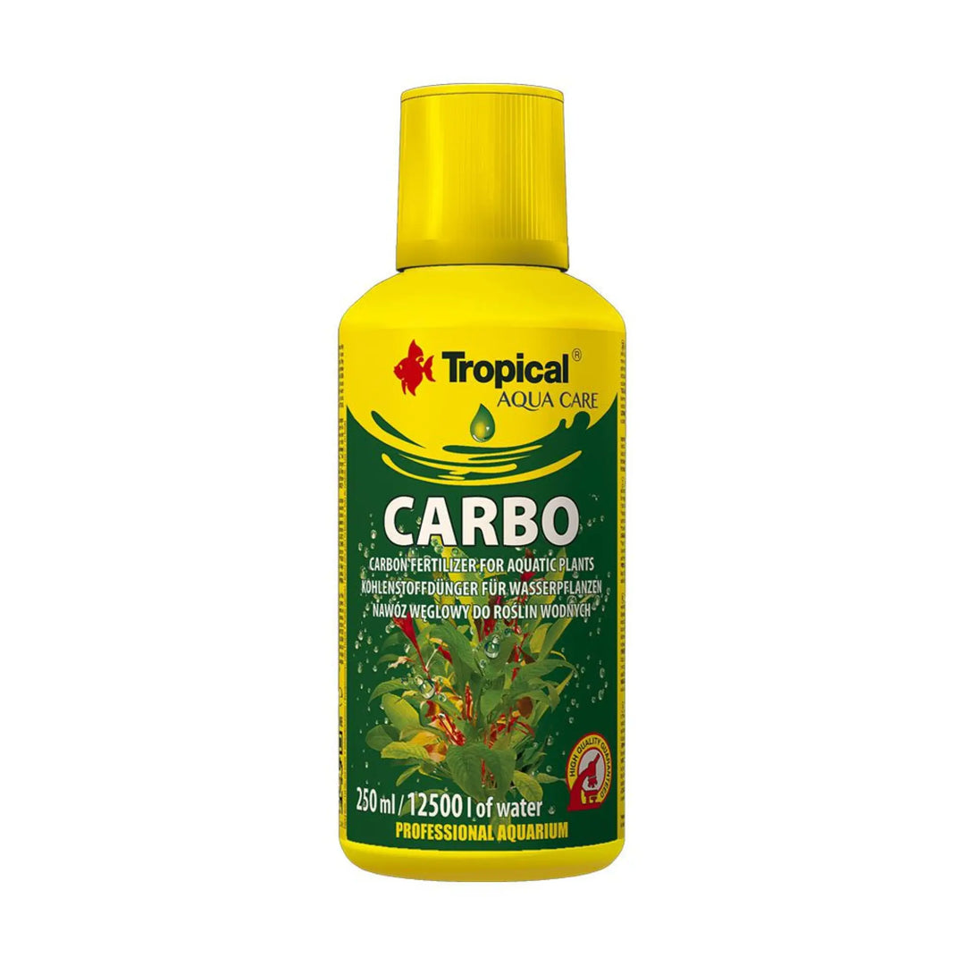 Tropical Tropical Carbo 250ml- yellow bottle with yellow and green label with plant