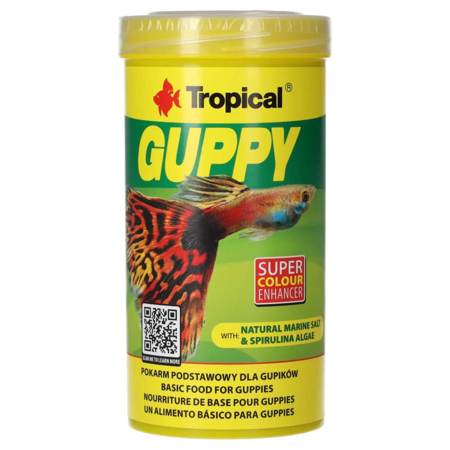 Tropical Guppy 100ml/20g
 - front view of small bottle 