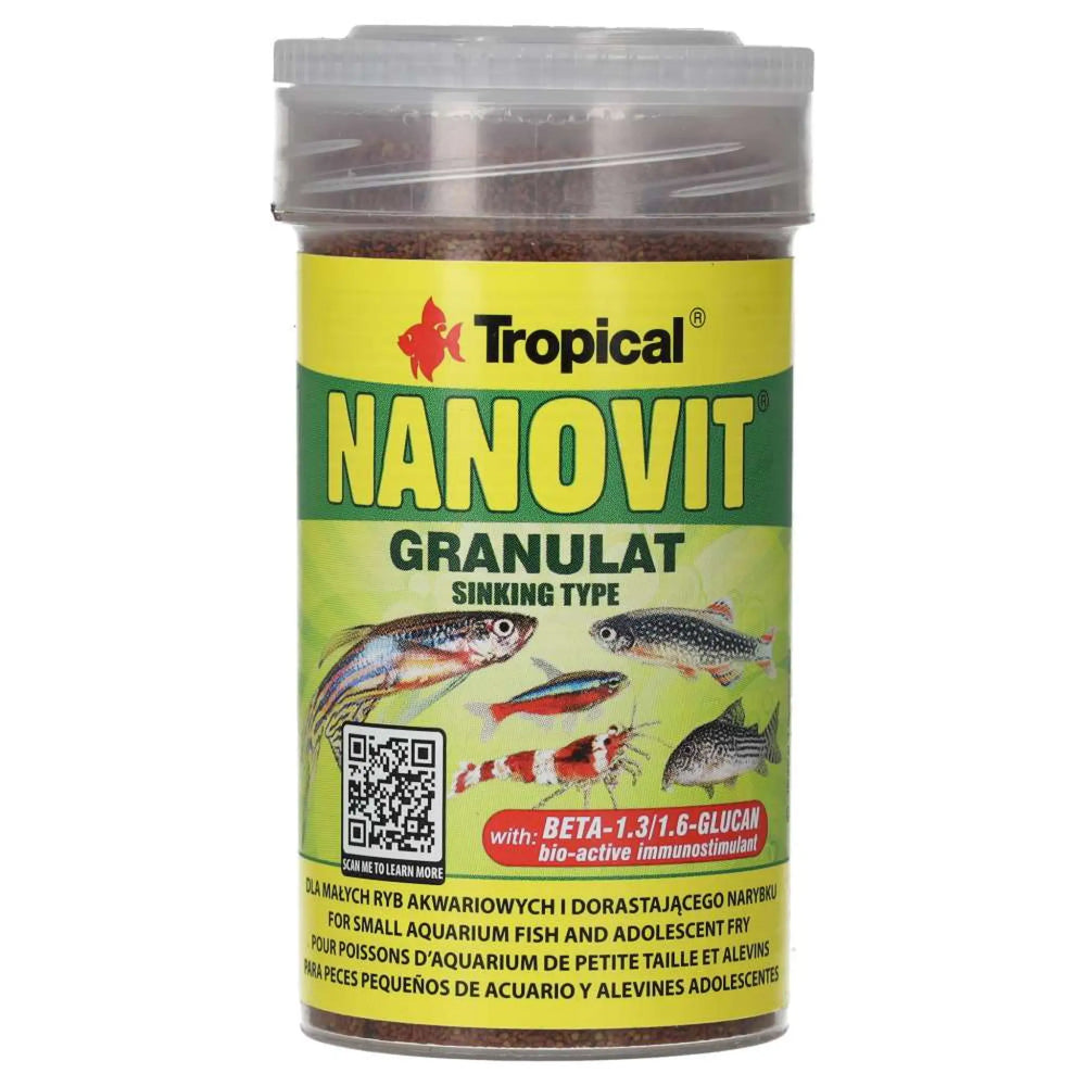 Tropical Nanovit Granulat 100ml/70g tube. 