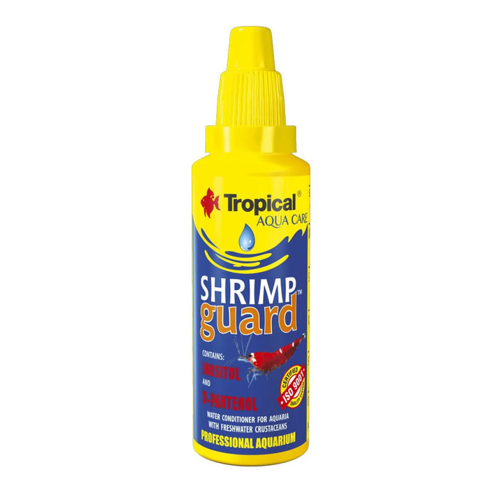 Tropical Shrimp Guard 30ml
 - yellow bottle with blue label and shrimp