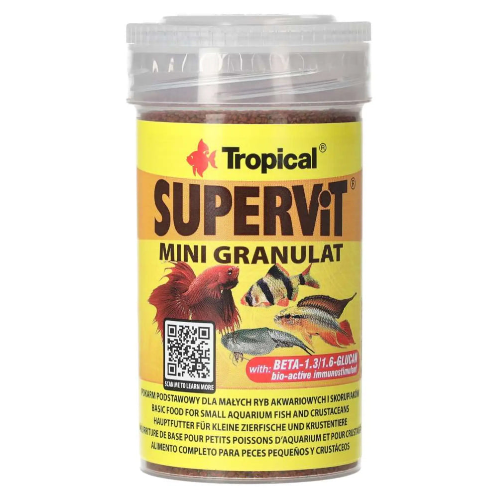 tropical supervit mini granulat 65g tub