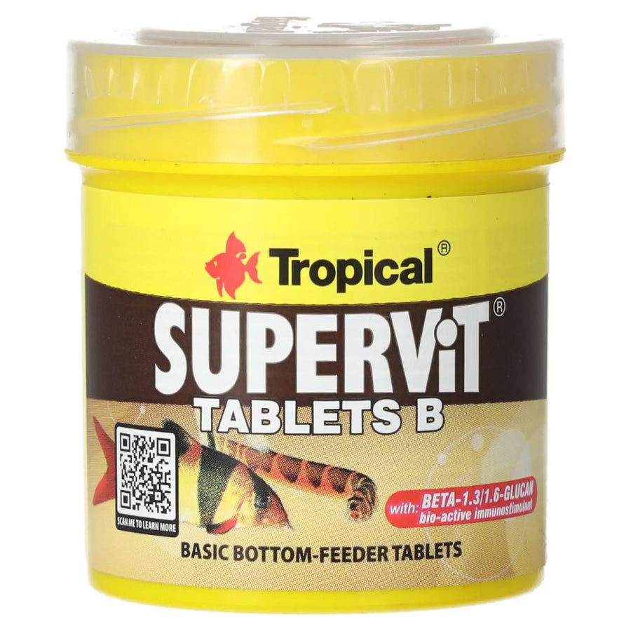 Tropical Supervit Tablets B 36g/50ml Fish Supplies