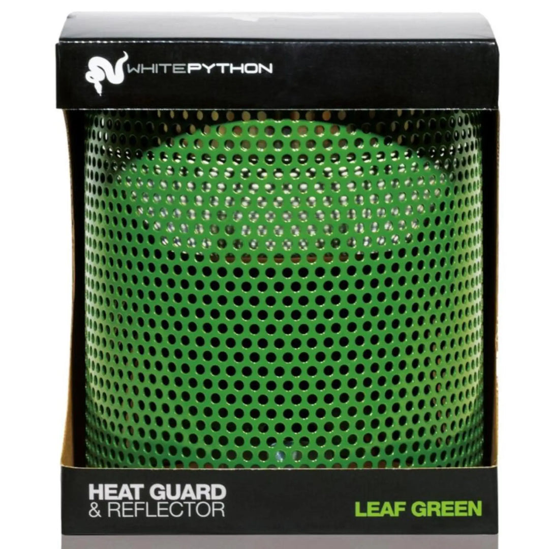 White Python Heat Guard & Reflector Leaf Green Heating