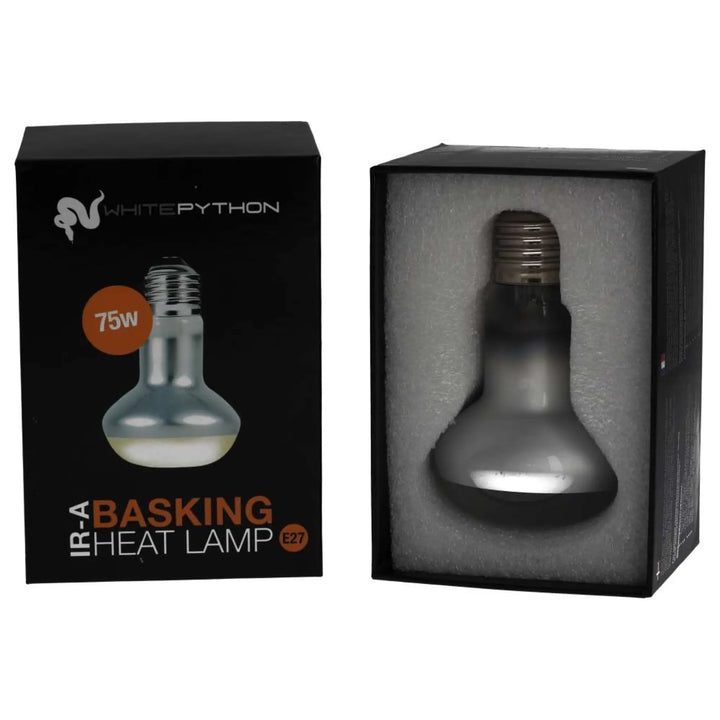 White Python IR-A Basking Lamp 75w internal