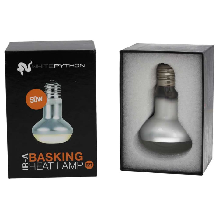 White Python IR-A Basking Lamp 50w internal