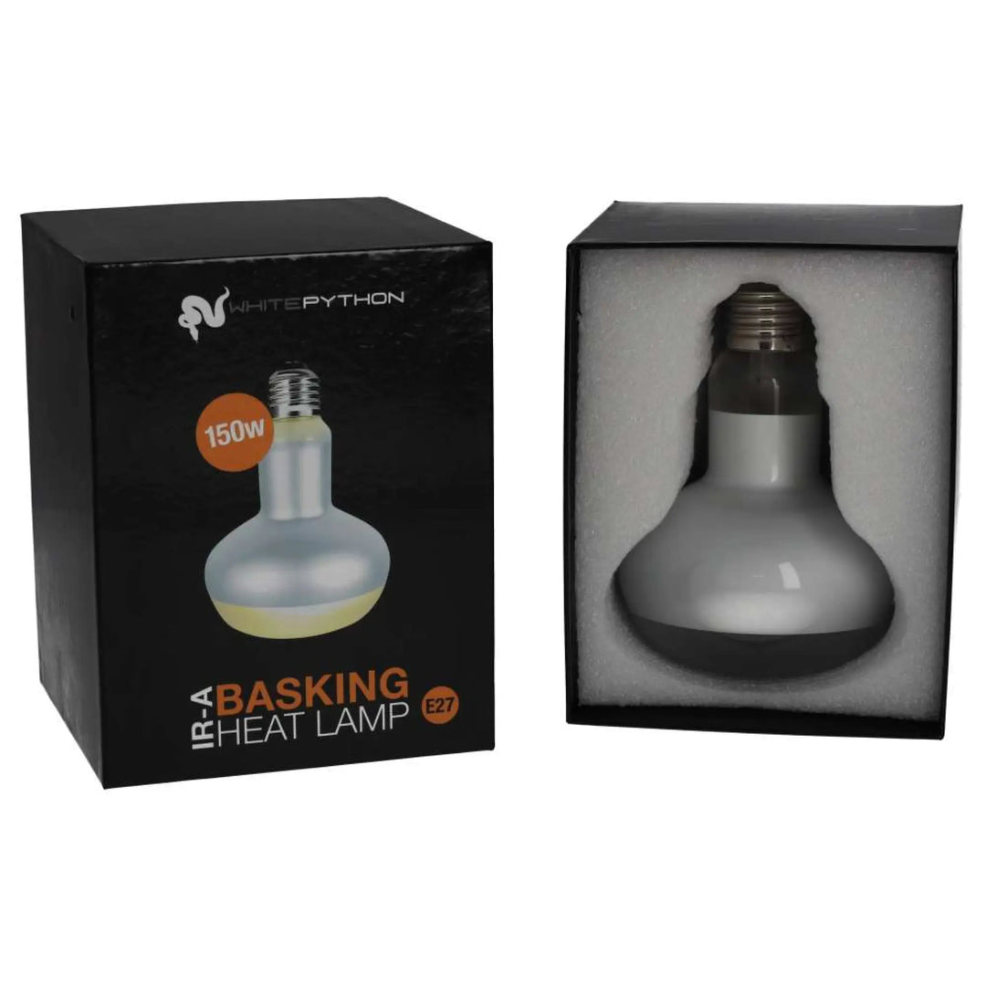 White Python IR-A Basking Lamp 150w internal