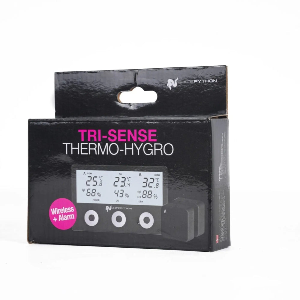 White Python Wireless Tri-Sense Thermo/Hygrometer Heating