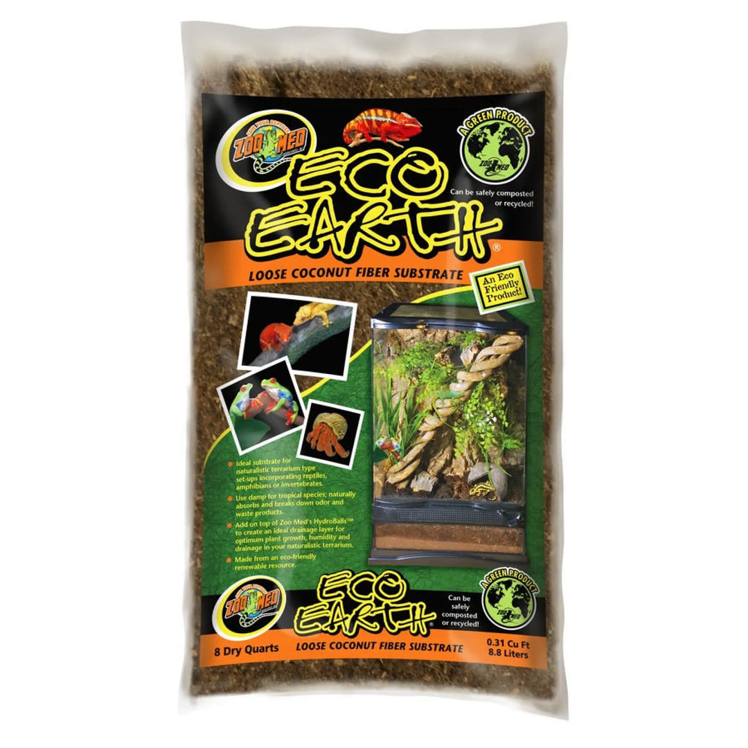 Zoo Med Eco Earth Coconut Fiber Substrate 8.8L Substrates