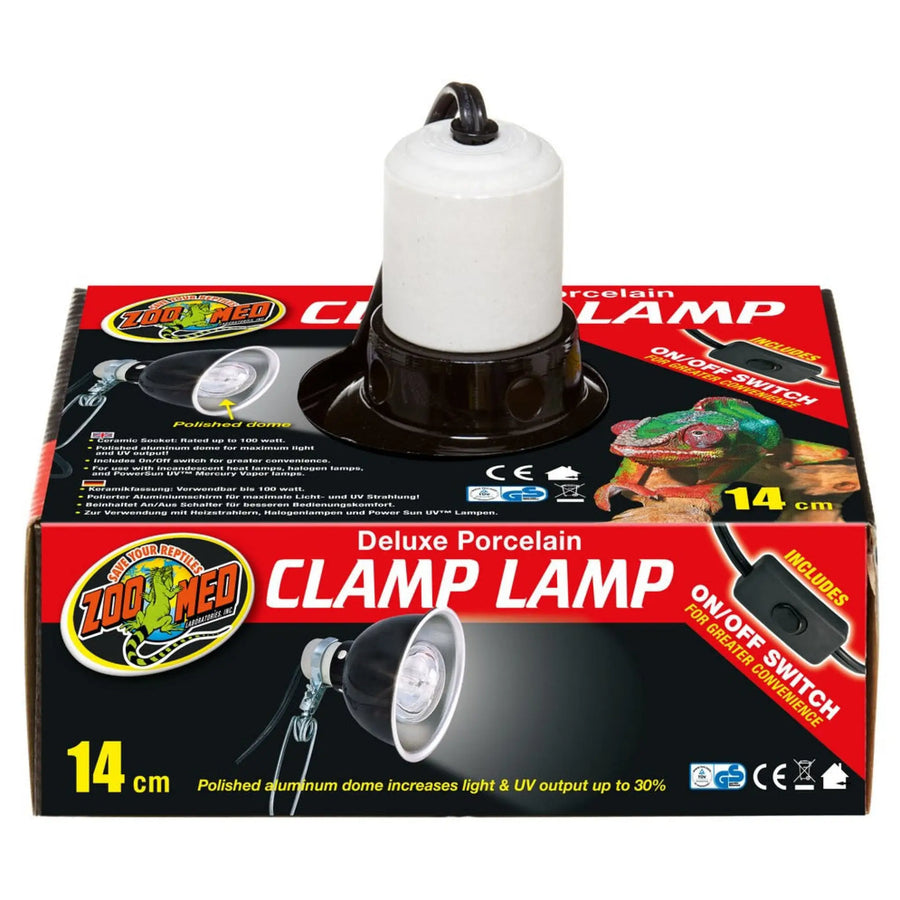 Zoo Med Porcelain Clamp Lamp 14Cm Lighting