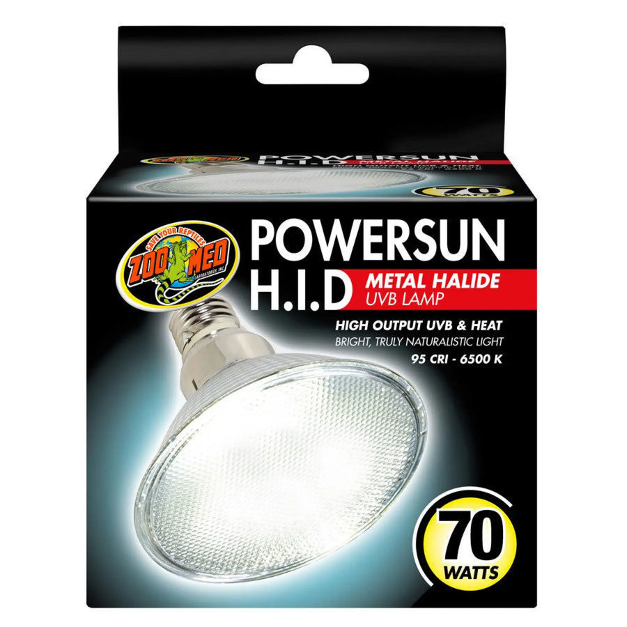 Buy Zoo Med Powersun HID Metal Halide Lamp 70w (LZP010) Online at £56.99 from Reptile Centre