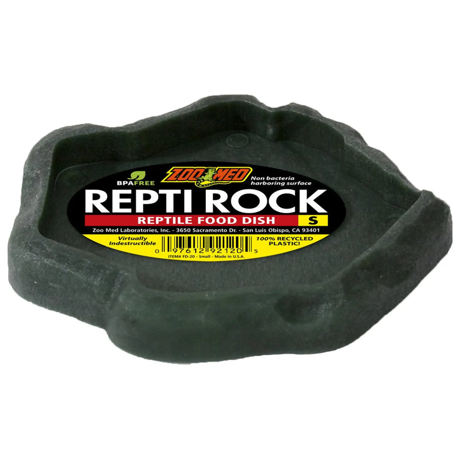 Zoo Med Repti Rock Food Dish Small Decor